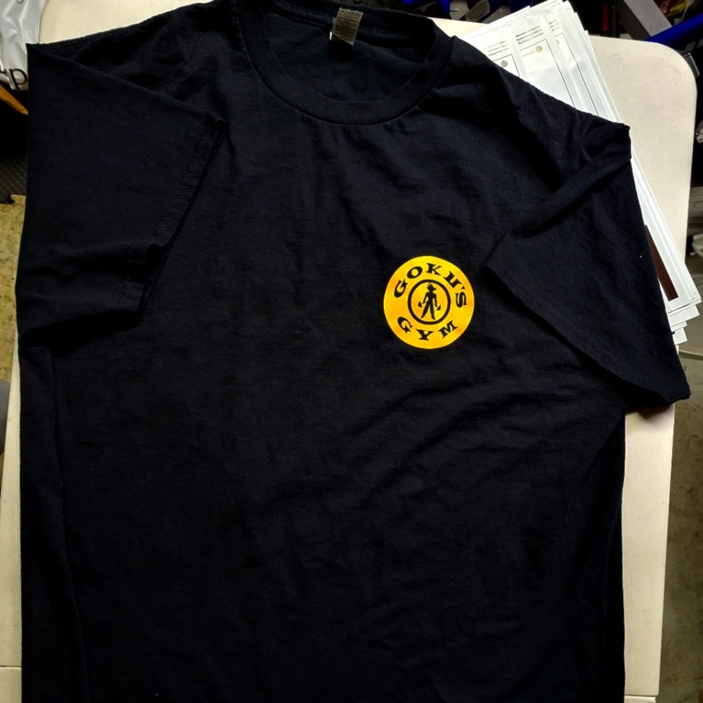T shirts goku's unisex training size XL